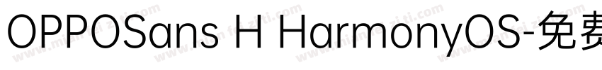 OPPOSans H HarmonyOS字体转换